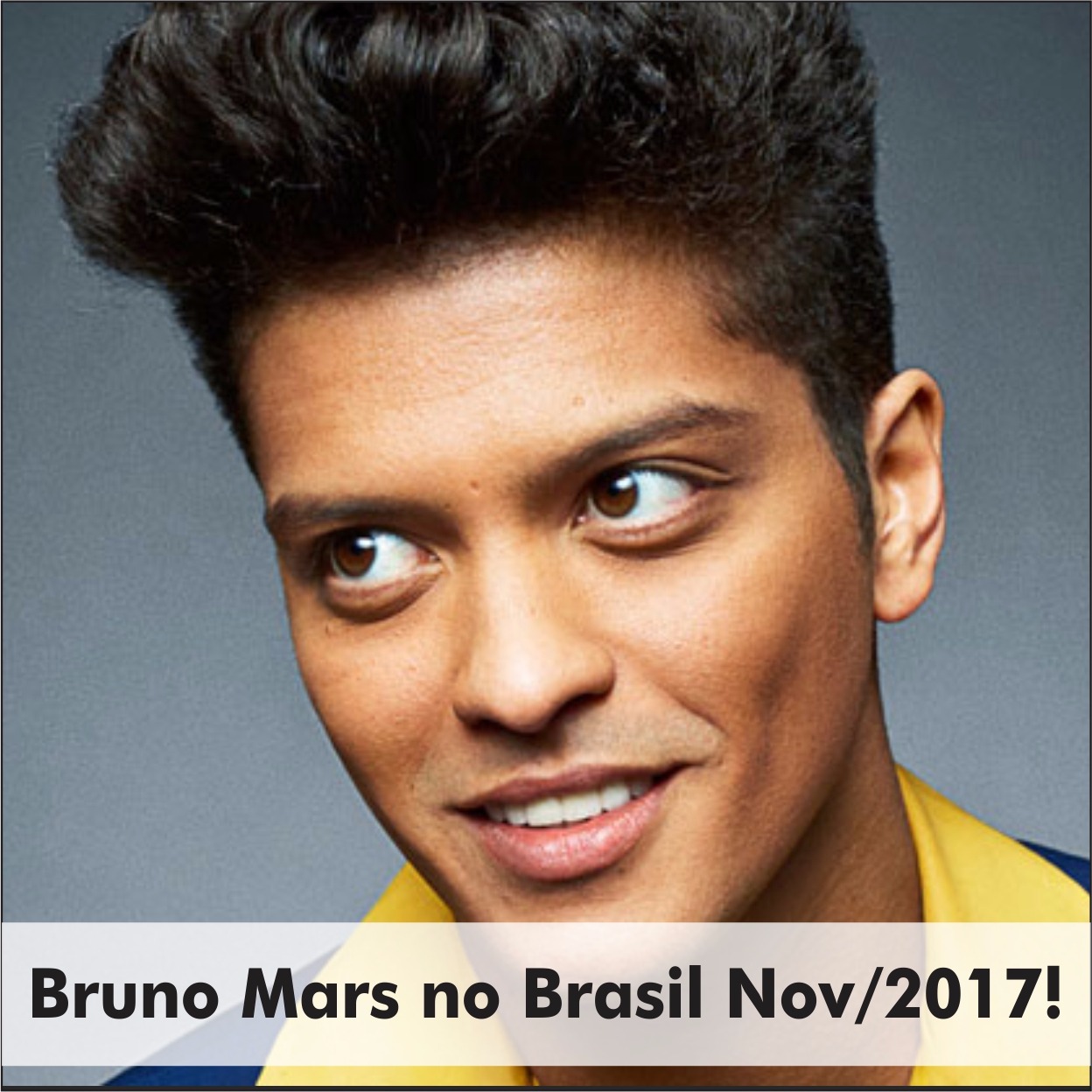 Bruno Mars no Brasil nov2017